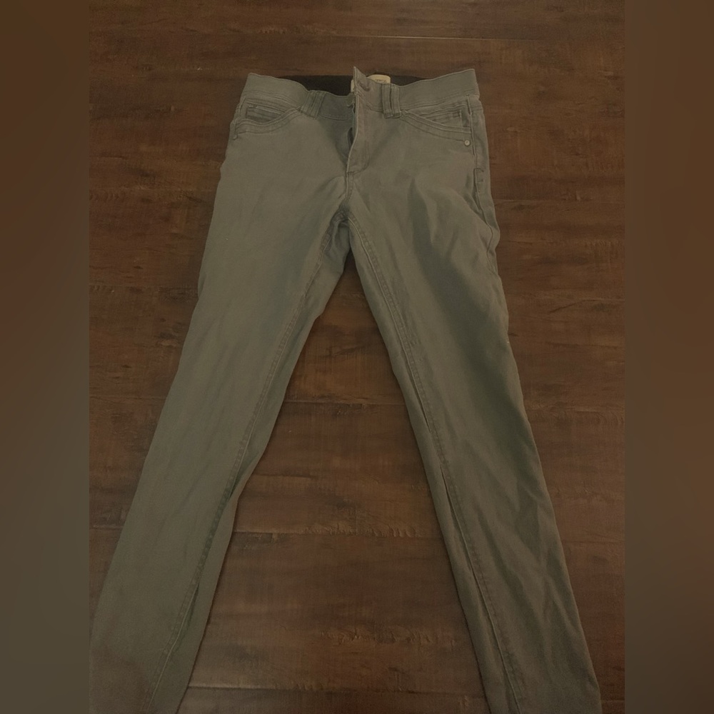 Democracy green/grey jeans